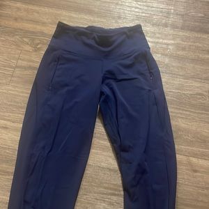 Navy blue lulu lemon joggers size 2